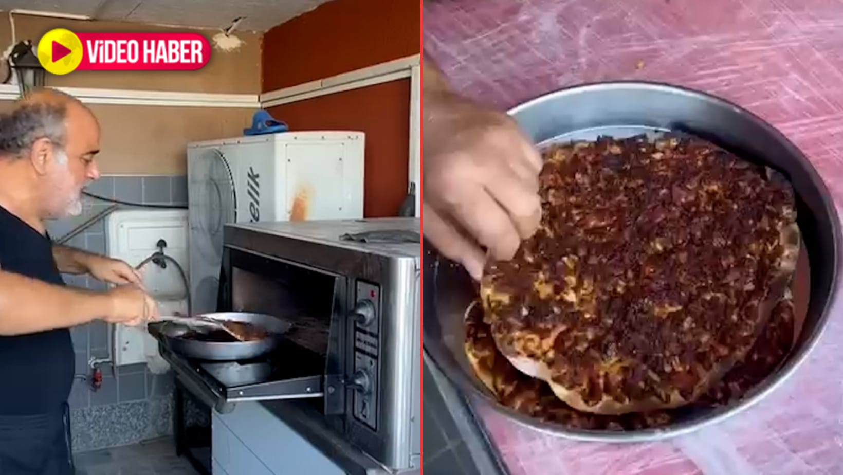 Urfalılar yeter ki istesin! İşte çıtır lahmacun...