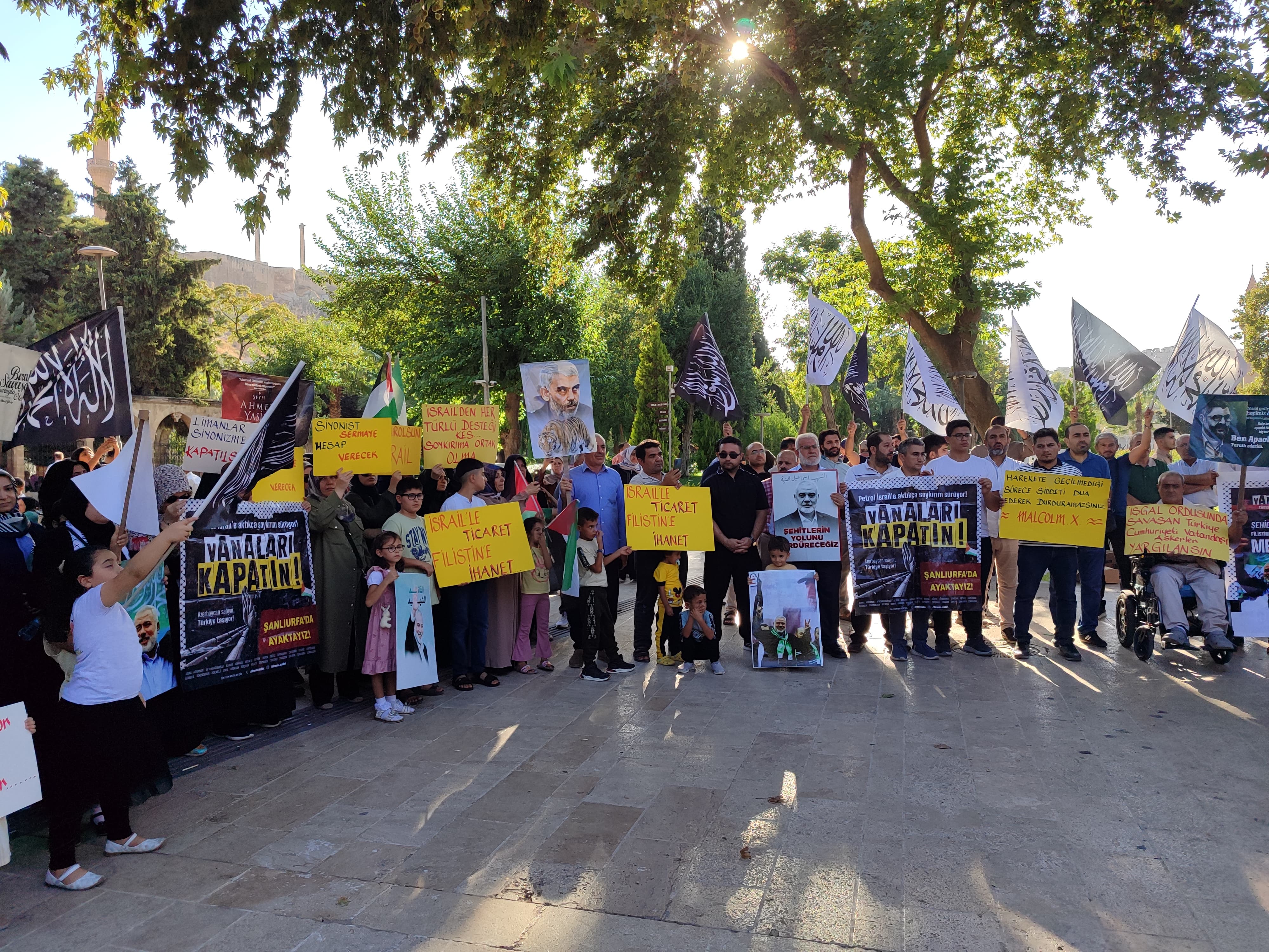 Filistin için Şanlıurfa’dan haykırdılar! “Siyonistlerle direk veya dolaylı, her türlü ticaret kesilmelidir”