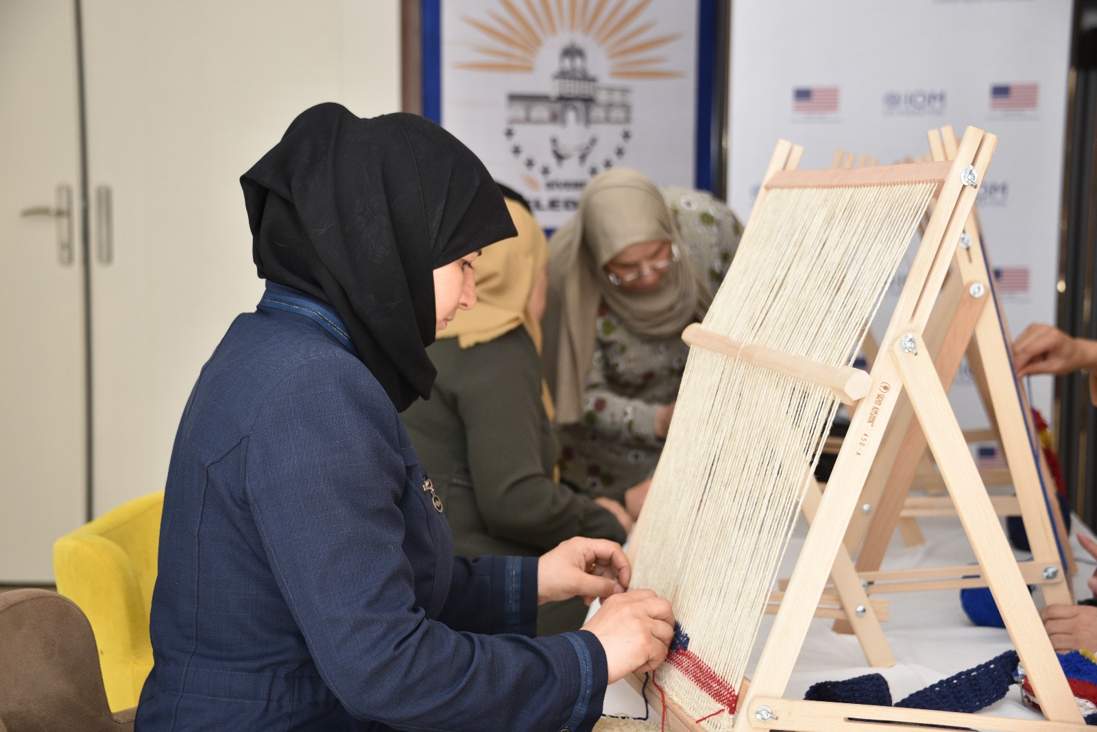 Siverek’te Suriyeli kadınlara yönelik meslek kursları devam ediyor