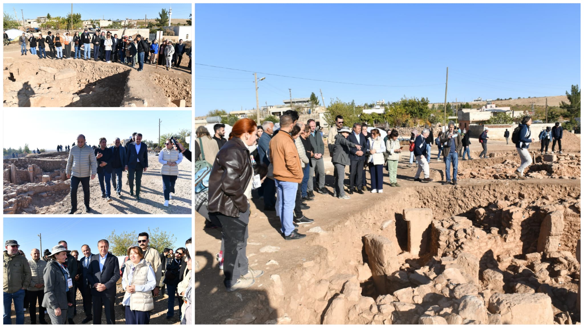 Şanlıurfa'da tarih yazılıyor: Dünya Neolitik Kongresi ziyaretçilerini Sayburç’ta ağırladı