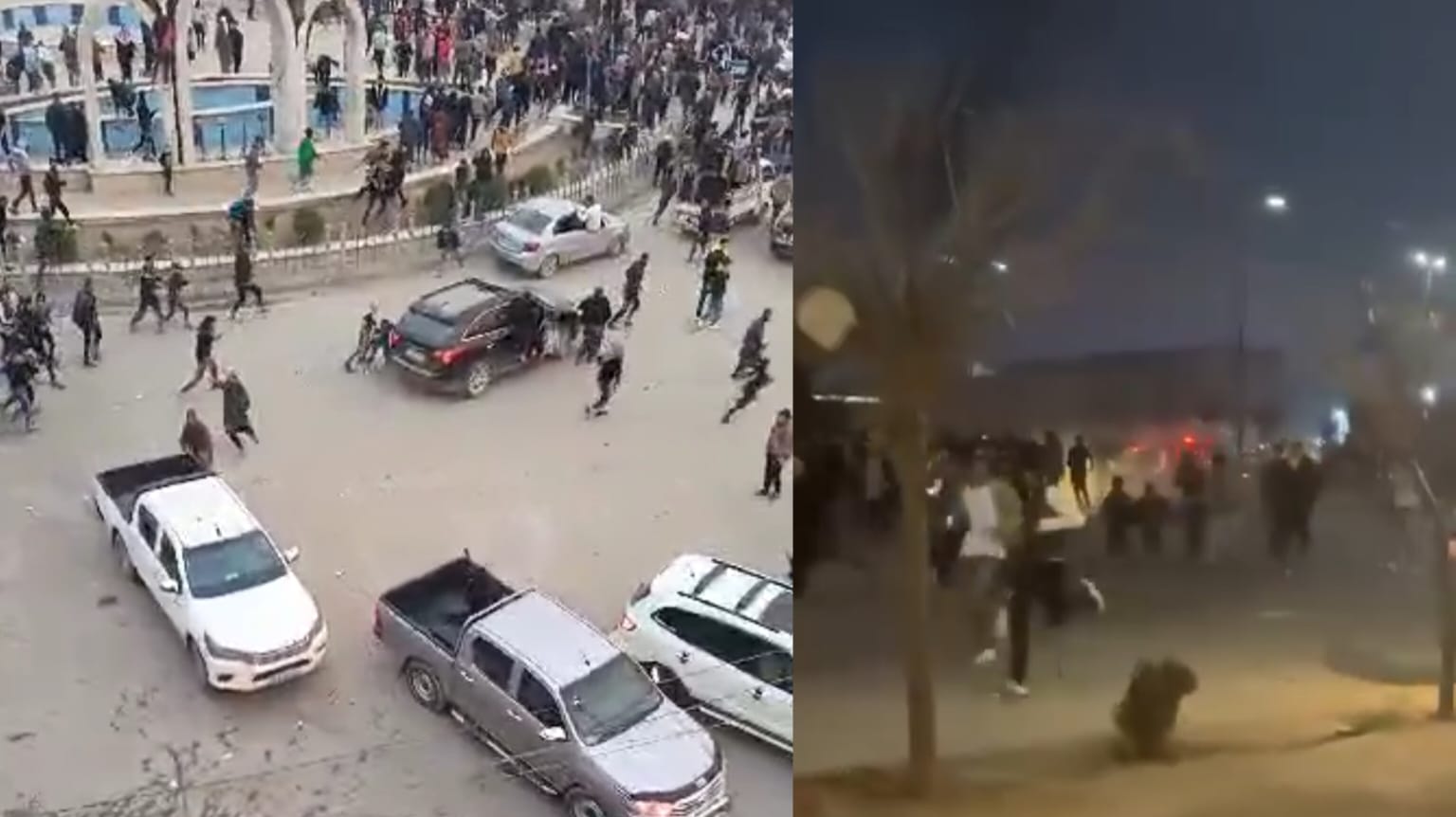 Rakka'da PKK'ya karşı protesto! Araçları taşladılar, gerilim sürüyor...