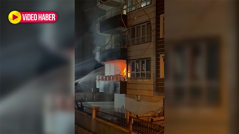 Karaköprü’de gece saatlerinde korkutan yangın