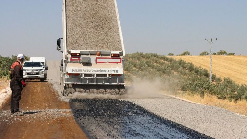 Büyükşehir’den Haliliye kırsalında asfalt çalışması