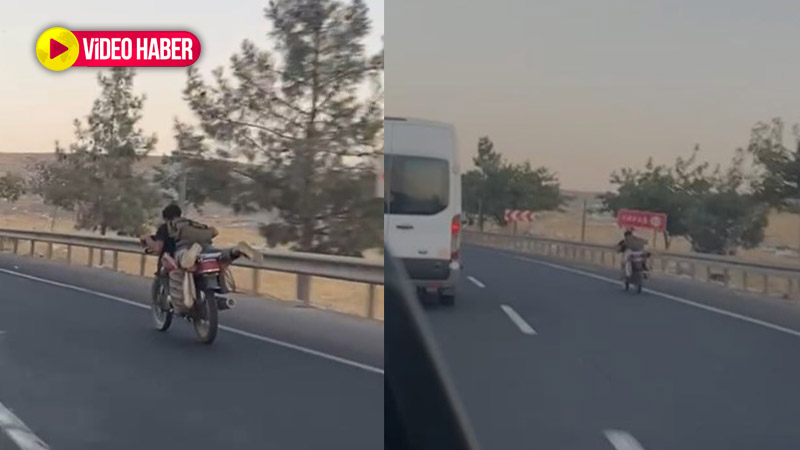 Şanlıurfa’da trafiği böyle riske attı! Hem kendini hem de diğer sürücülerin canını tehlikeye attı